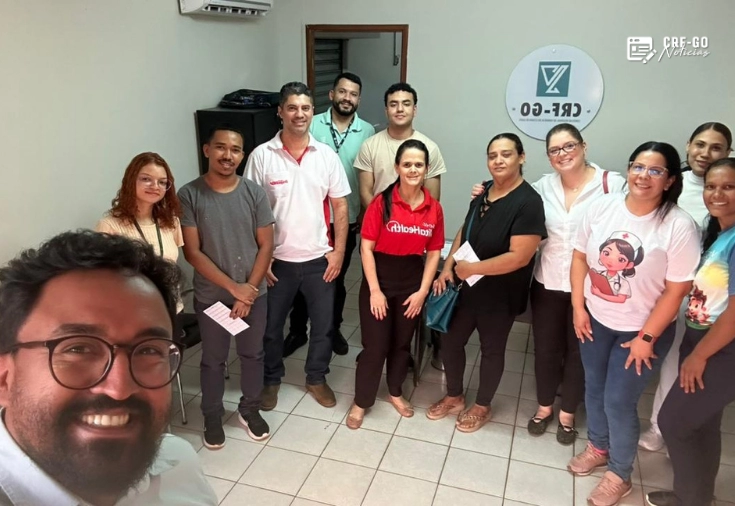 CRF-GO | CRF-GO apoia campanha de vacinação contra a gripe para profissionais da saúde em Rio Verde