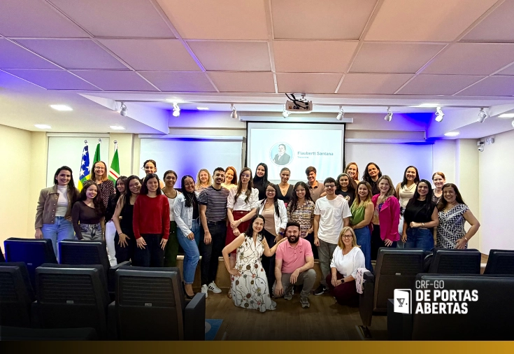 CRF-GO | Mês do Farmacêutico: CRF-GO reúne auditório cheio em palestra sobre saúde da mulher