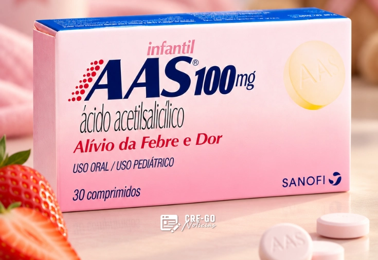 CRF-GO | AAS infantil: entenda por que o medicamento deixou de ser recomendado para febre e gripe em crianças