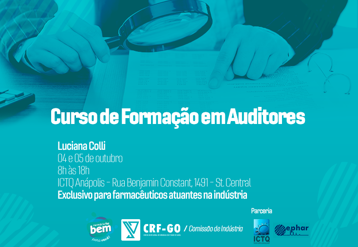 CRF-GO | CRF-GO realiza curso de Formação em Auditores