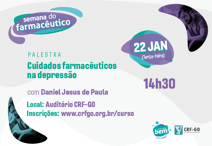 CRF-GO | Depressão é tema de palestra realizada na Semana do Farmacêutico