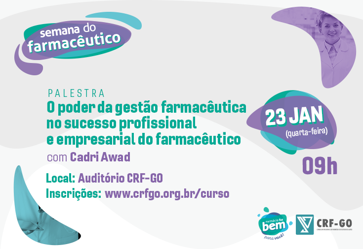 CRF-GO | CRF-GO realiza palestra voltada à gestão farmacêutica