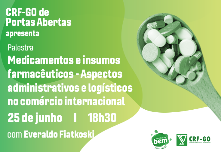 CRF-GO | CRF de Portas Abertas realiza palestra com foco em insumos farmacêuticos