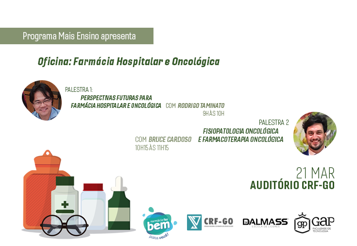 CRF-GO | CRF promove oficina sobre Farmácia Hospitalar e Oncológica