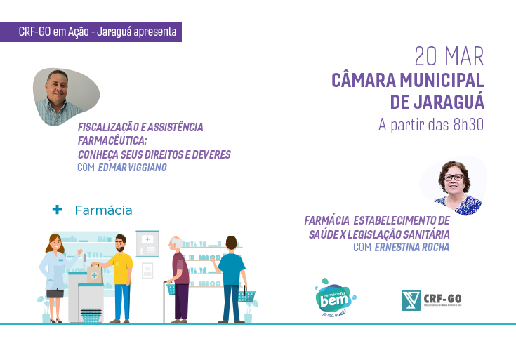 CRF-GO | Jaraguá recebe palestras gratuitas do CRF