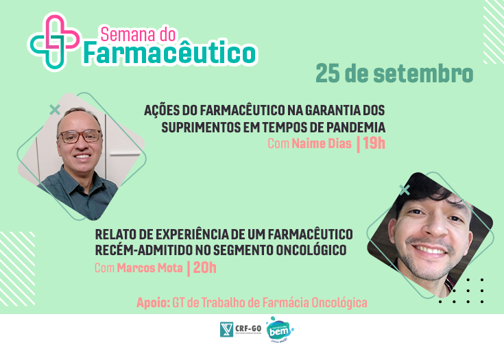 CRF-GO | CRF realiza evento em parceria com o GT de Farmácia Oncológica 