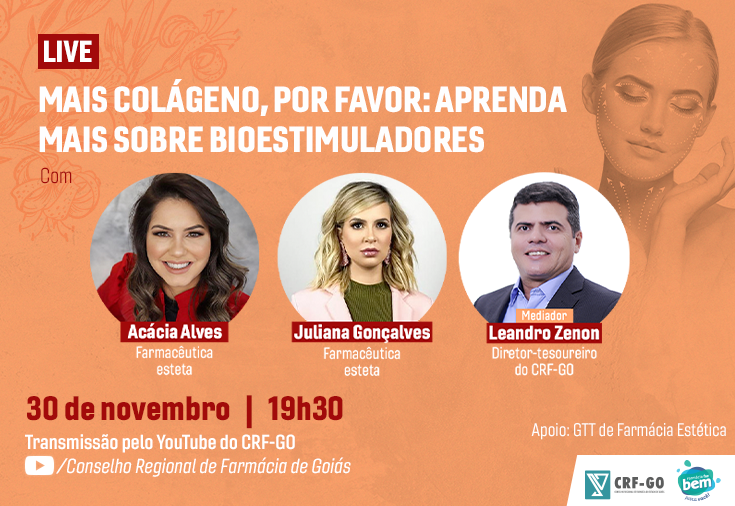 CRF-GO | CRF e GT de Estética ensinam sobre Biosestimuladores em evento online