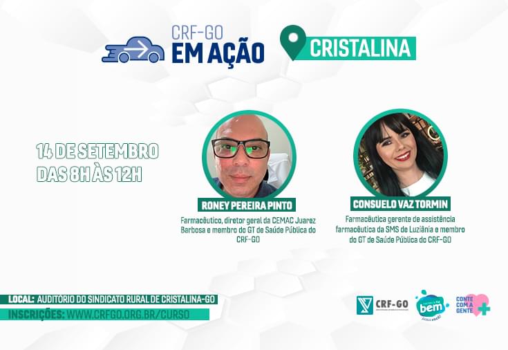 CRF-GO | Conselho leva CRF em Ação a Cristalina